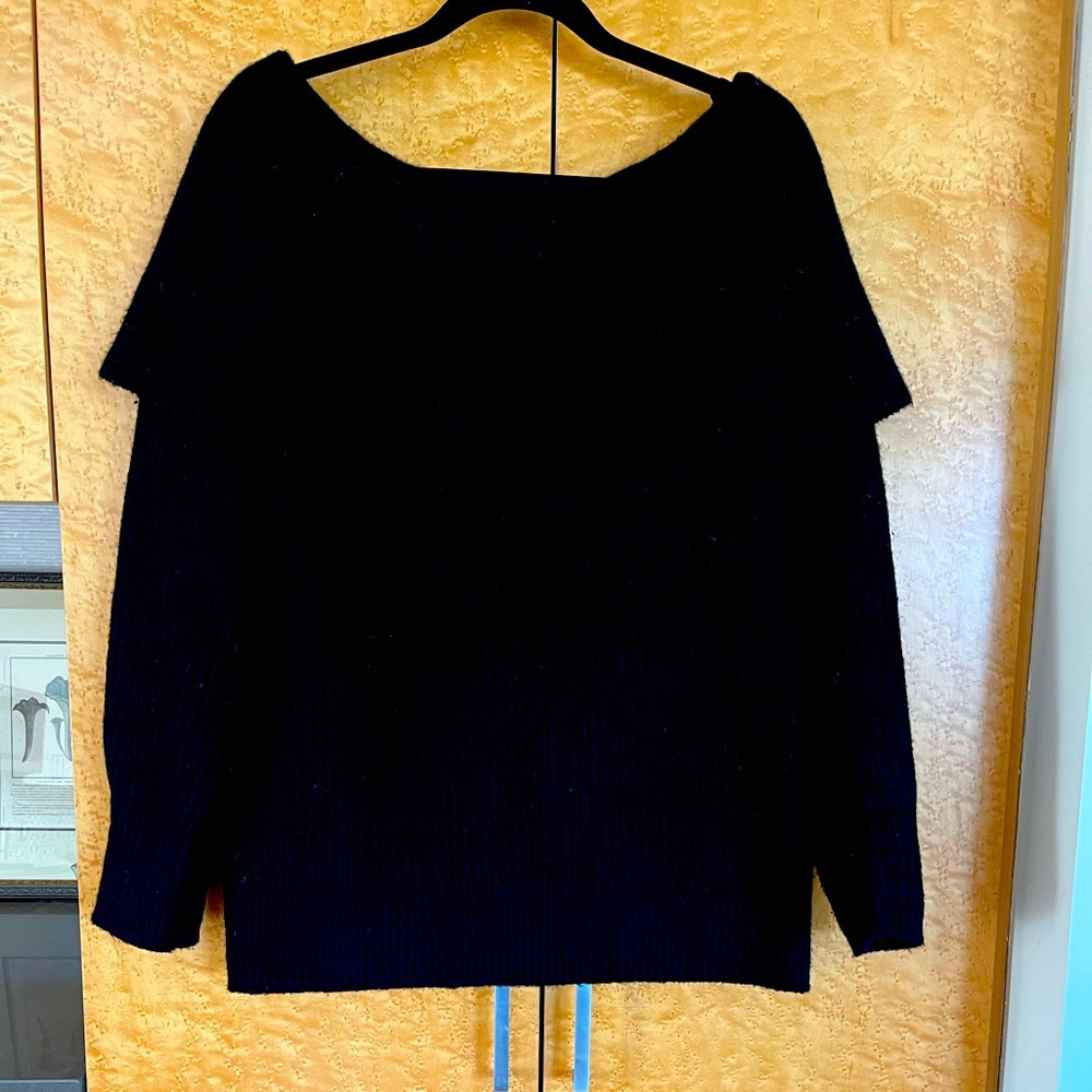 Theory off the shoulder sweater